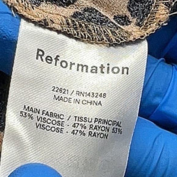 Reformation Crimini Blitz Leopard Tank Slip Dress Midi Size 2 - Picture 4 of 5